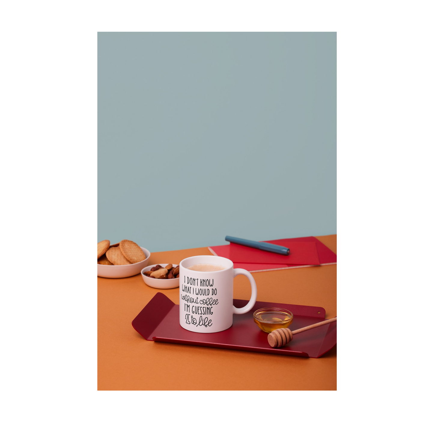 Without Coffee I'm Guessing 25 to Life 15 oz Mug