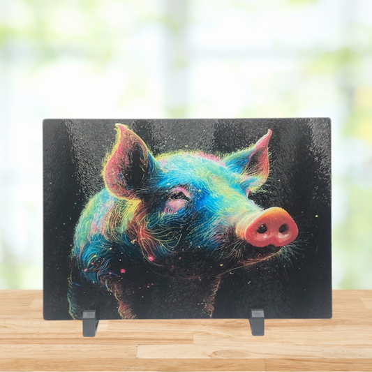 Black Pig Glass Cutting Board